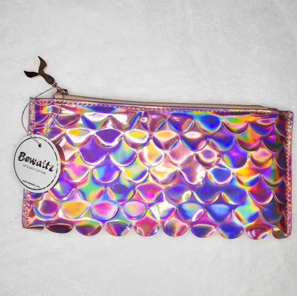 Iridescent Mermaid Scale Pencil Pouch/Bag